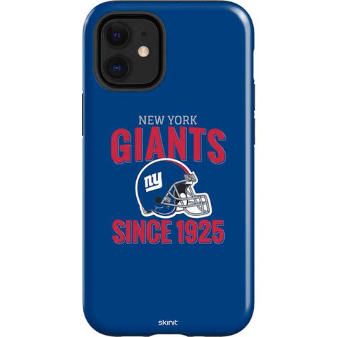 NFL New York Giants Helmet iPhone 12 Mini Impact Case