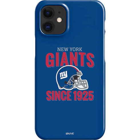 NFL New York Giants Helmet iPhone 12 Mini Lite Case
