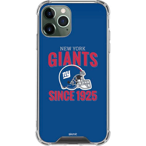 NFL New York Giants Helmet iPhone 12 Pro Clear Case