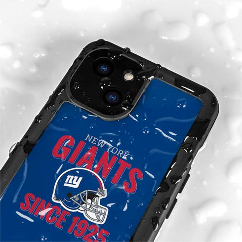 NFL New York Giants Helmet iPhone 13 Mini Waterproof Case