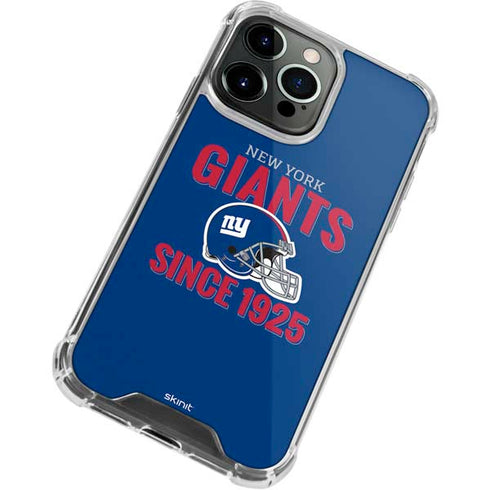 NFL New York Giants Helmet iPhone 13 Pro Max Clear Case