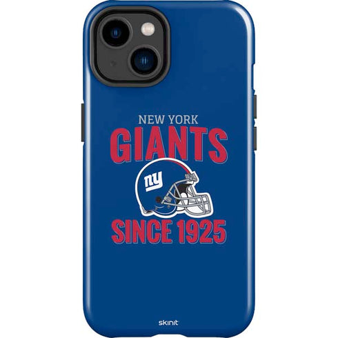 NFL New York Giants Helmet iPhone 14 Plus Impact Case