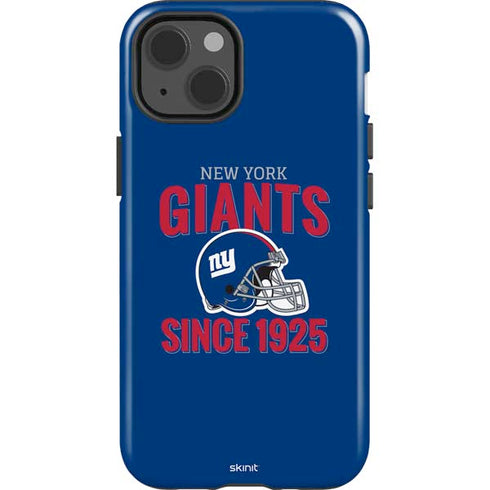 NFL New York Giants Helmet iPhone 15 Impact Case