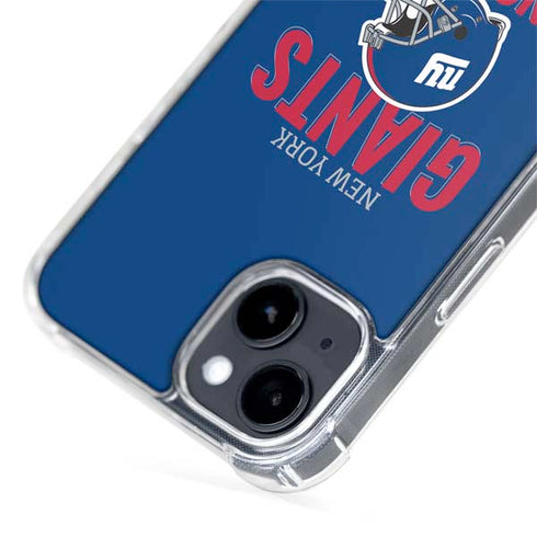 NFL New York Giants Helmet iPhone 15 Plus MagSafe Case
