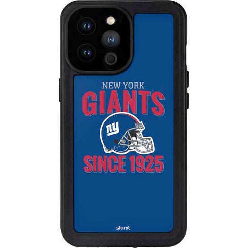 NFL New York Giants Helmet iPhone 14 Pro Max Waterproof Case