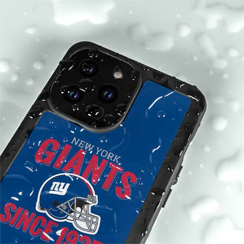 NFL New York Giants Helmet iPhone 14 Pro Max Waterproof Case