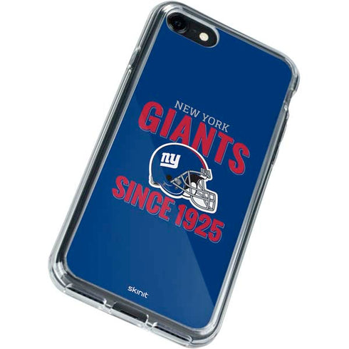 NFL New York Giants Helmet iPhone SE (2nd & 3rd Gen) Clear Case