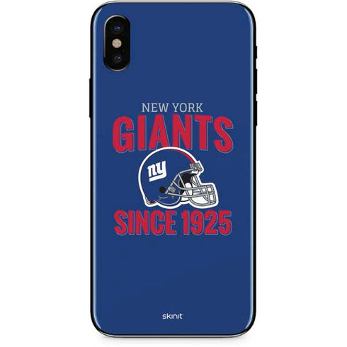 NFL New York Giants Helmet iPhone X Skin