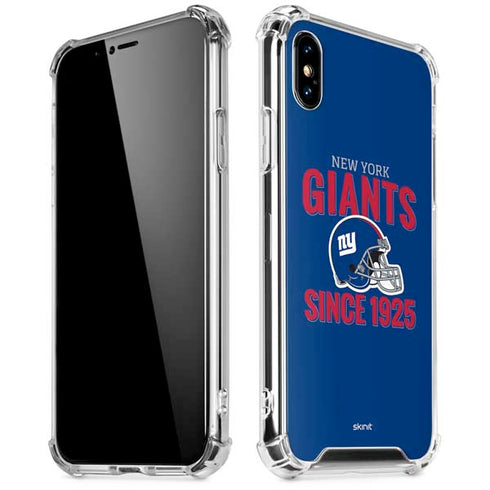 NFL New York Giants Helmet iPhone X/XS Clear Case
