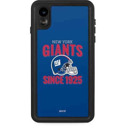 NFL New York Giants Helmet iPhone XR Waterproof Case