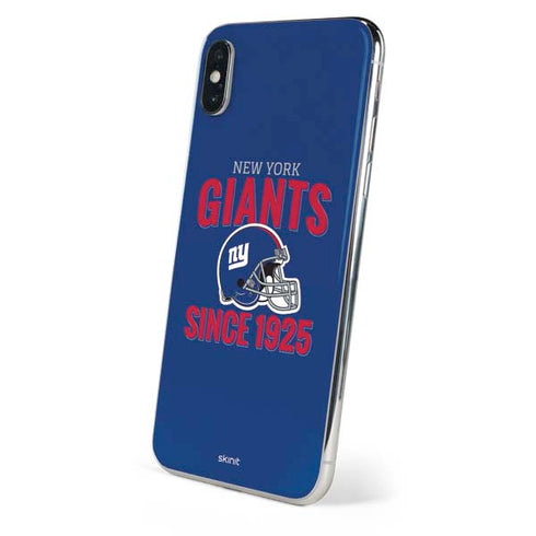 NFL New York Giants Helmet iPhone XS Skin