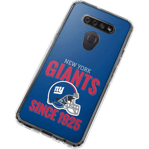 NFL New York Giants Helmet LG K51/Q51 Clear Case