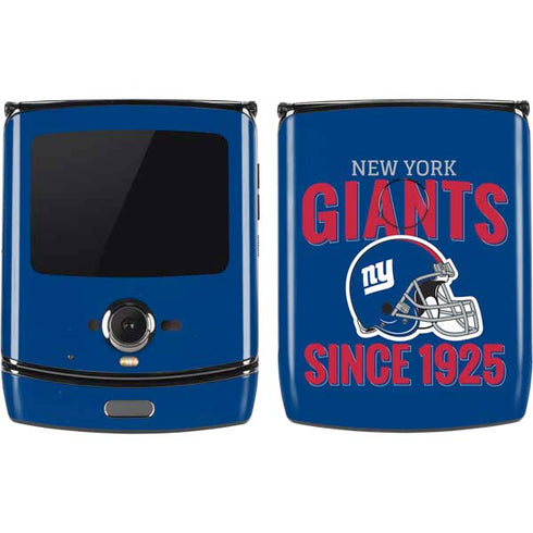 NFL New York Giants Helmet Motorola RAZR Skin