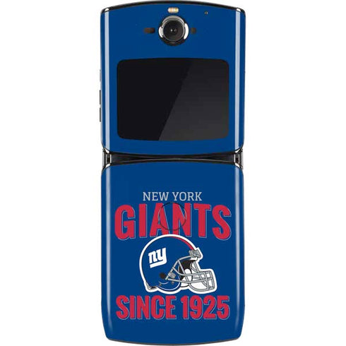 NFL New York Giants Helmet Motorola RAZR Skin