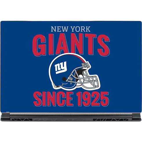 NFL New York Giants Helmet MSI GS65 Stealth Laptop Skin