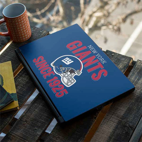 NFL New York Giants Helmet MSI GS65 Stealth Laptop Skin