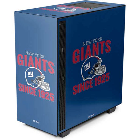NFL New York Giants Helmet NZXT H510 Compact ATX Mid-Tower Case Skin
