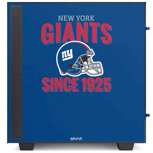 NFL New York Giants Helmet NZXT H510 Compact ATX Mid-Tower Case Skin