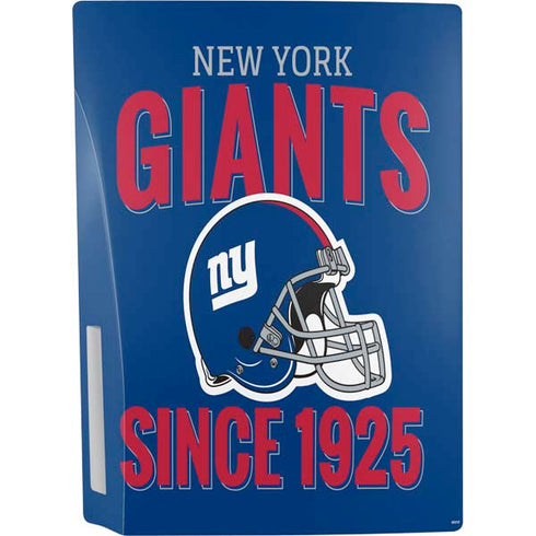 NFL New York Giants Helmet PS5 Console Skin