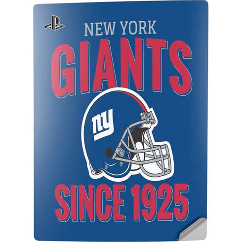 NFL New York Giants Helmet PS5 Digital Edition Console Skin