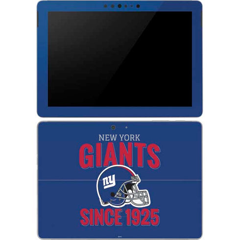 NFL New York Giants Helmet Surface Go Skin