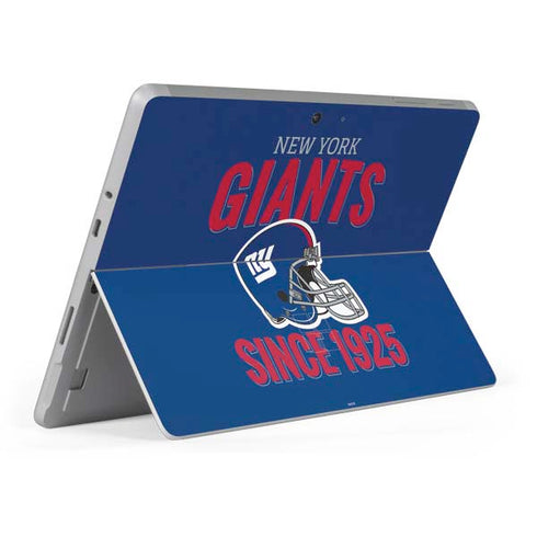 NFL New York Giants Helmet Surface Go Skin