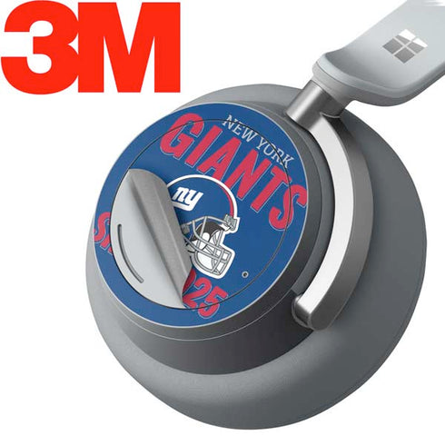 NFL New York Giants Helmet Surface Headphones Skin