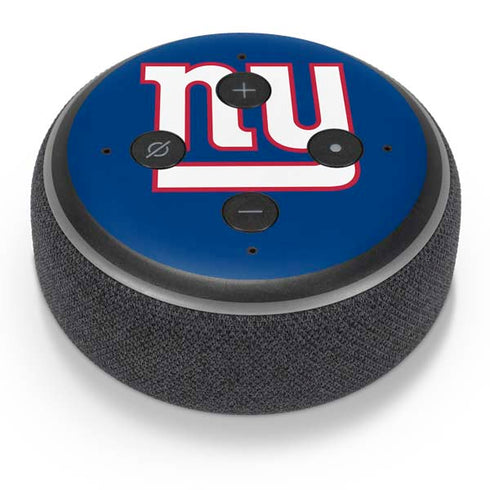 NFL New York Giants Large Logo Amazon Echo Dot Skin