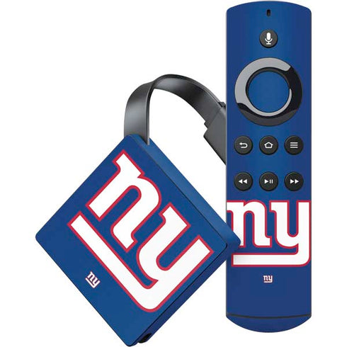 NFL New York Giants Large Logo Amazon Fire TV Skin