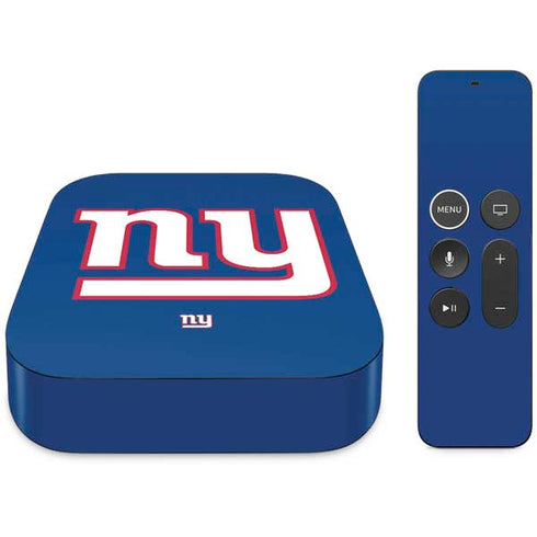 NFL New York Giants Large Logo Apple TV Skin