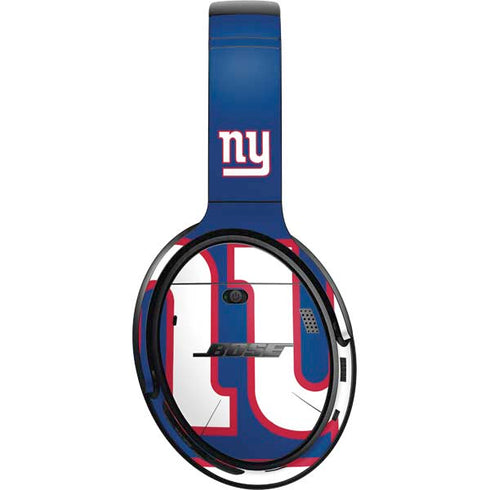 NFL New York Giants Large Logo Bose QuietComfort 35 II Headphones Skin