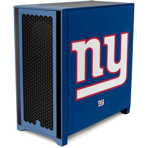 NFL New York Giants Large Logo Corsair 4000D Tempered Glass Mid-Tower ATX Case Skin