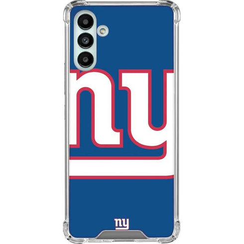 NFL New York Giants Large Logo Galaxy A13 5G Clear Case