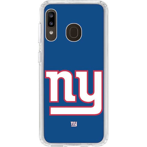 NFL New York Giants Large Logo Galaxy A20 Clear Case