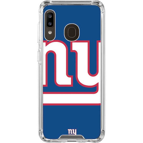 NFL New York Giants Large Logo Galaxy A30 Clear Case