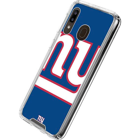 NFL New York Giants Large Logo Galaxy A30 Clear Case