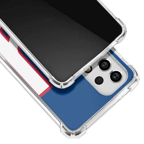 NFL New York Giants Large Logo Galaxy A53 5G Clear Case
