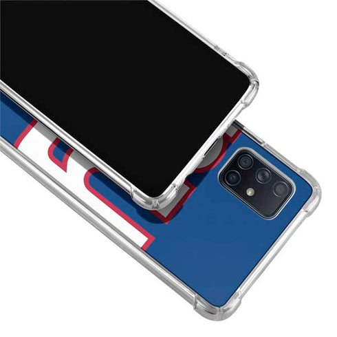 NFL New York Giants Large Logo Galaxy A71 5G Clear Case