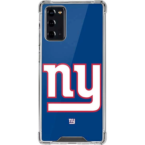NFL New York Giants Large Logo Galaxy Note20 5G Clear Case