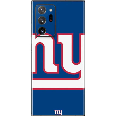 NFL New York Giants Large Logo Galaxy Note20 Ultra 5G Skin