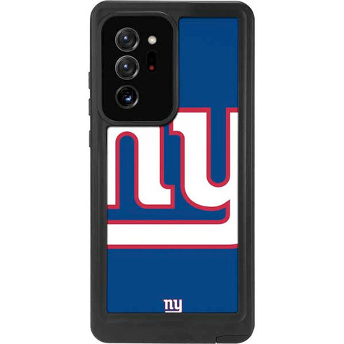 NFL New York Giants Large Logo Galaxy Note20 Ultra 5G Waterproof Case