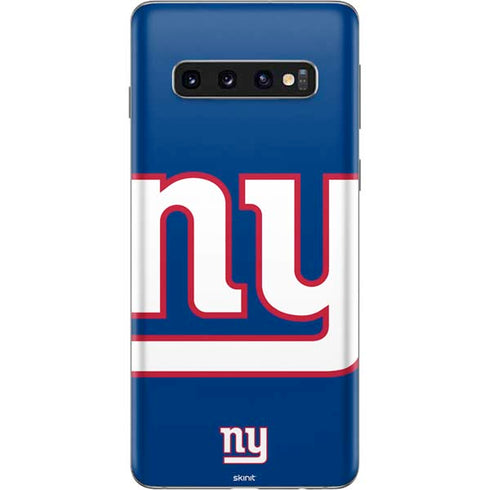 NFL New York Giants Large Logo Galaxy S10 Skin