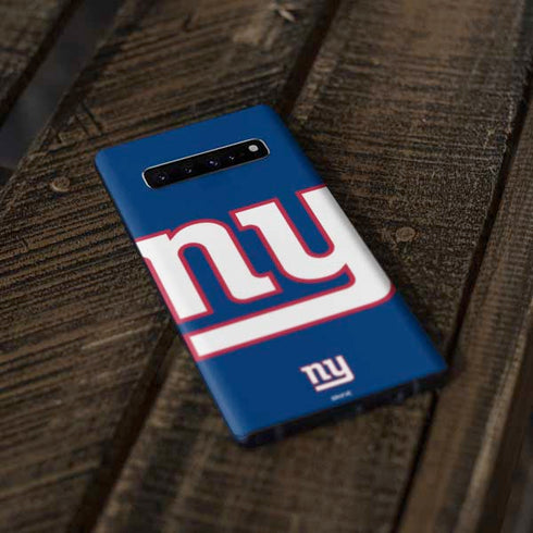 NFL New York Giants Large Logo Galaxy S10 Skin
