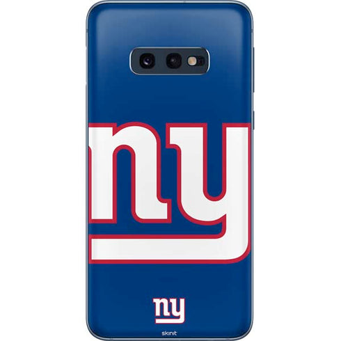 NFL New York Giants Large Logo Galaxy S10e Skin