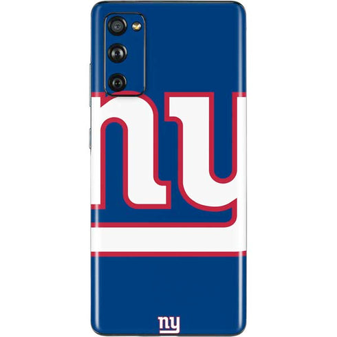 NFL New York Giants Large Logo Galaxy S20 Fan Edition Skin