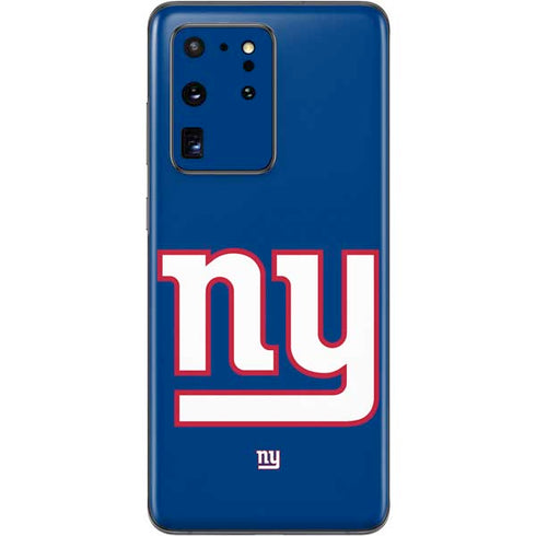 NFL New York Giants Large Logo Galaxy S20 Ultra 5G Skin