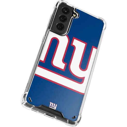 NFL New York Giants Large Logo Galaxy S21 5G Clear Case