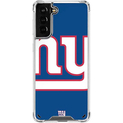 NFL New York Giants Large Logo Galaxy S21 Plus 5G Clear Case