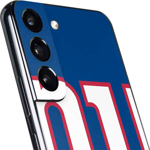 NFL New York Giants Large Logo Galaxy S22 Plus Skin