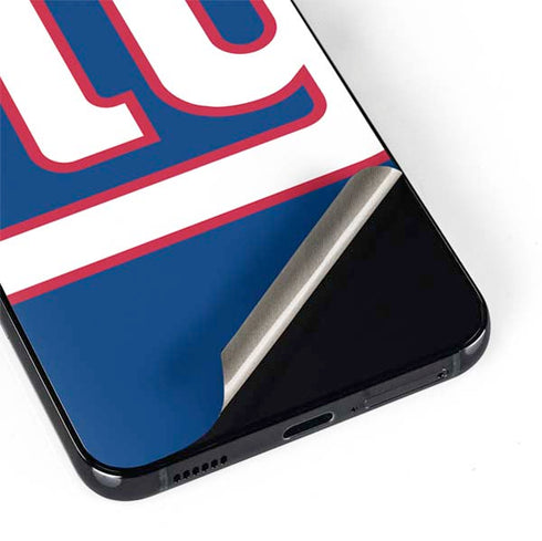 NFL New York Giants Large Logo Galaxy S22 Plus Skin